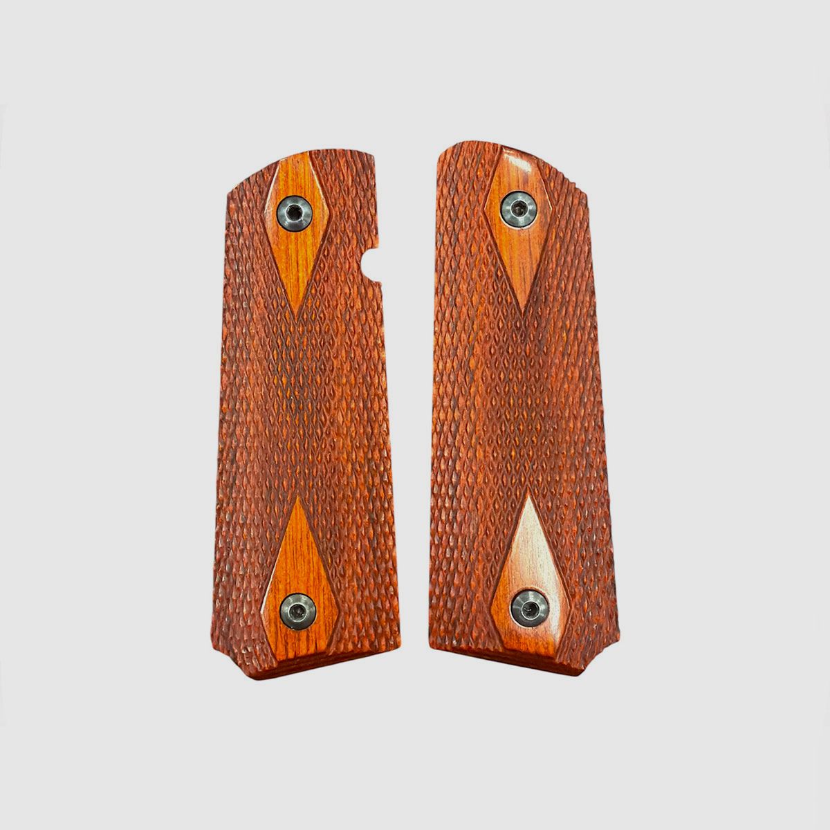 Griffschalen aus gemasertem Holz für Colt Mod. 1911