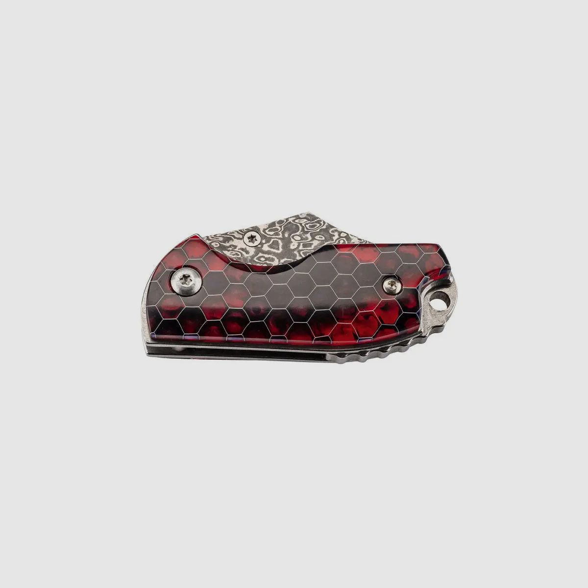 PUMA TEC Damast-Einhandmesser, Kunstharz