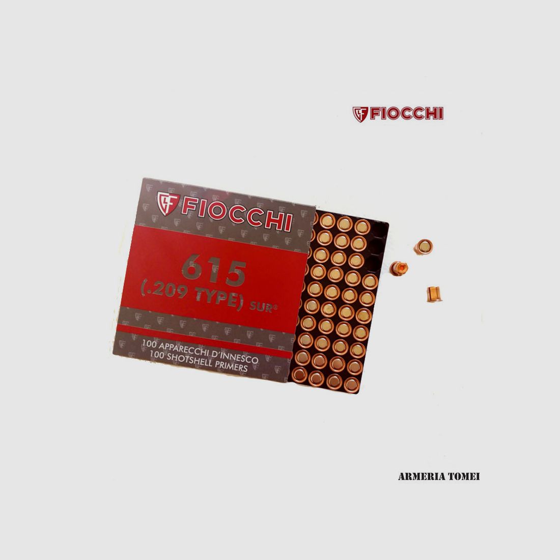 FIOCCHI – Zündhütchen 615 .209 Typ Konf. 1000 St.