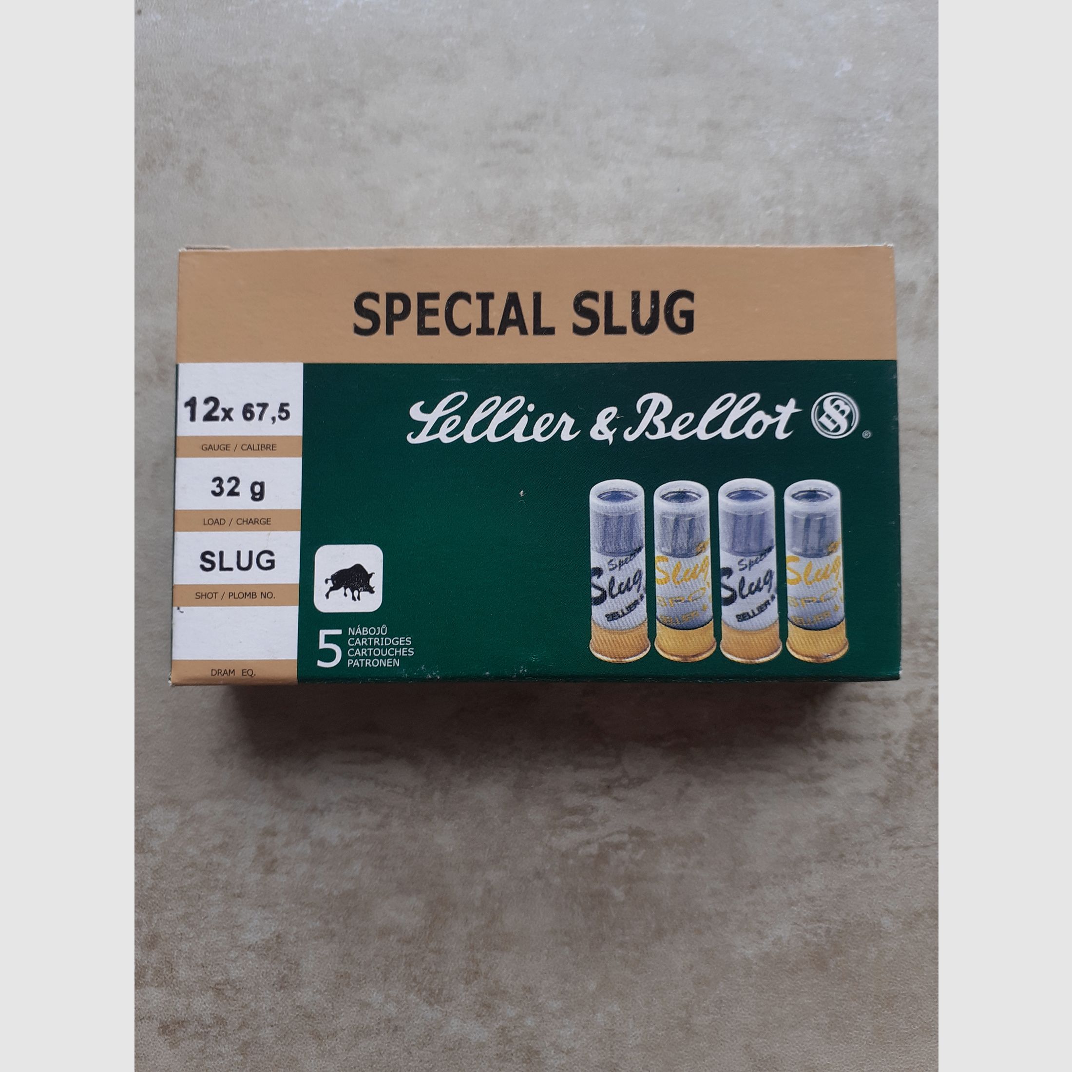 Sellier & Bellot Kal. 12/70 Special Slug Flintenlaufgeschoss (bleihaltig) 