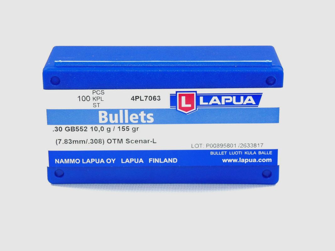 LAPUA POCISK .30 155 GR SCENAR L