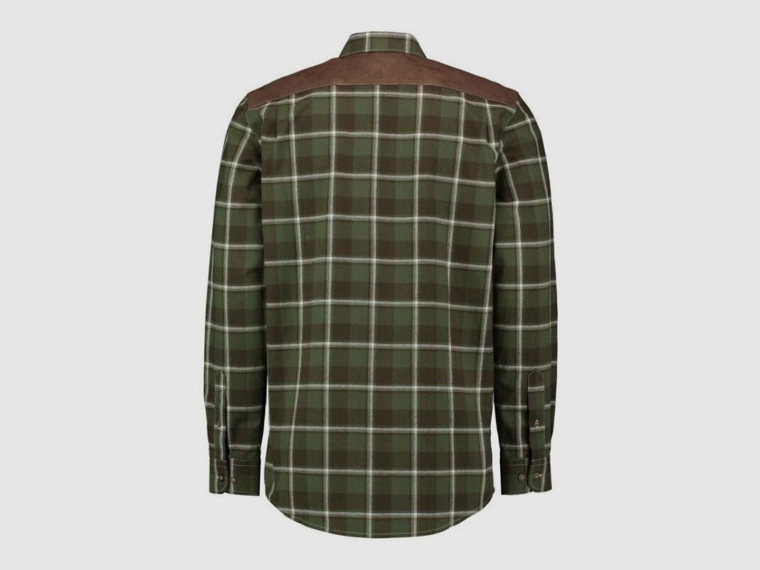 Tom Collins Herren Hemd 1/1-Arm Collin mit Lederpassen