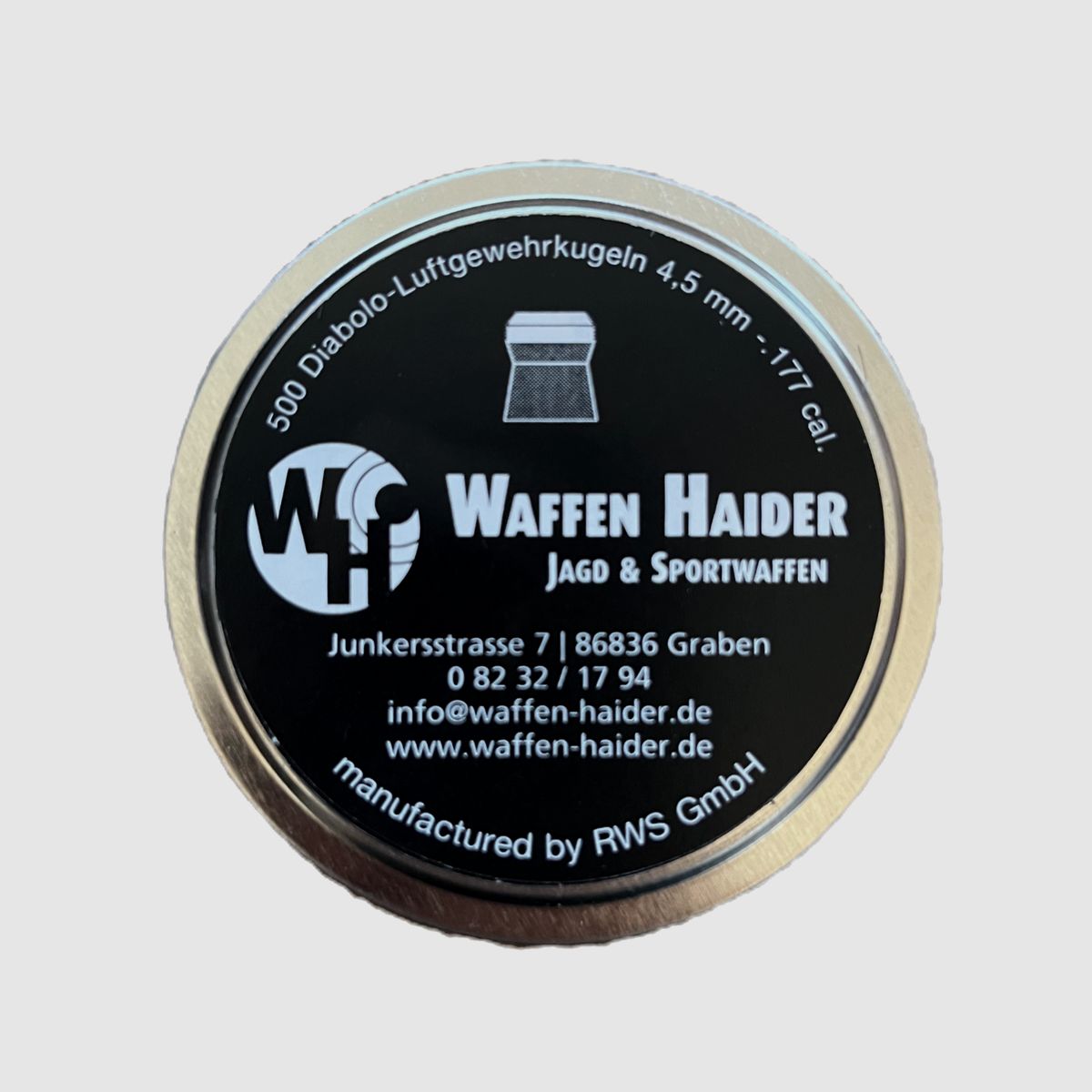 Diabolos marque `Waffen Haider` PREMIUM (Fabricant : RWS) - 5000 coups