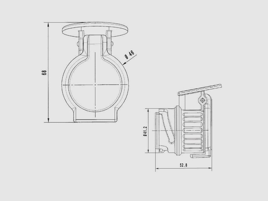 Super Mini Adapter DIN – ISO 1724, zdjęcie 1 z 4