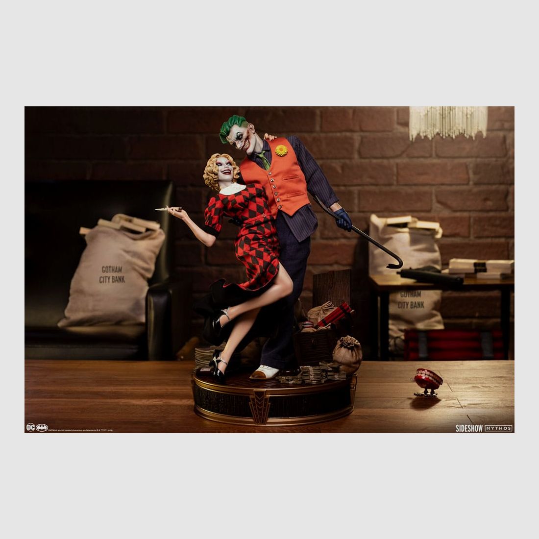 DC Comics Mythos Statue 1/5 The Joker and Harley Quinn: Lawless Love 41 cm | 43335