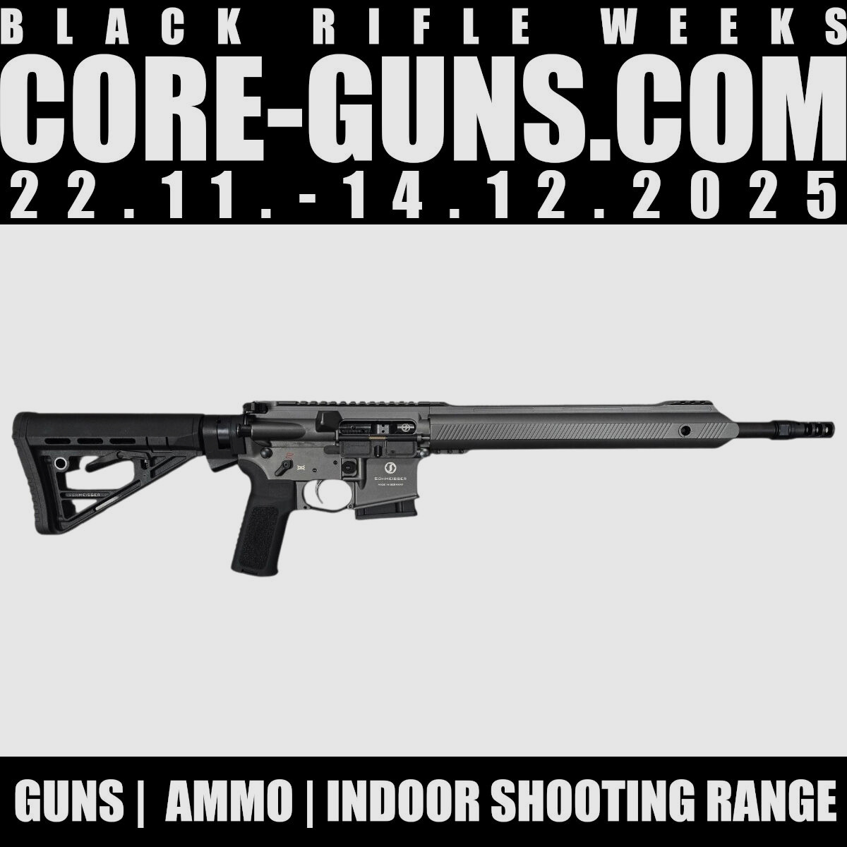 SCHMEISSER GREY AR15-M4FL SPORT 223Rem 14,5" carabine semi-automatique 223Rem Blackweeks Deals