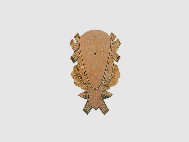 Trofeeplank Antler bewerkt 23x 14 cm