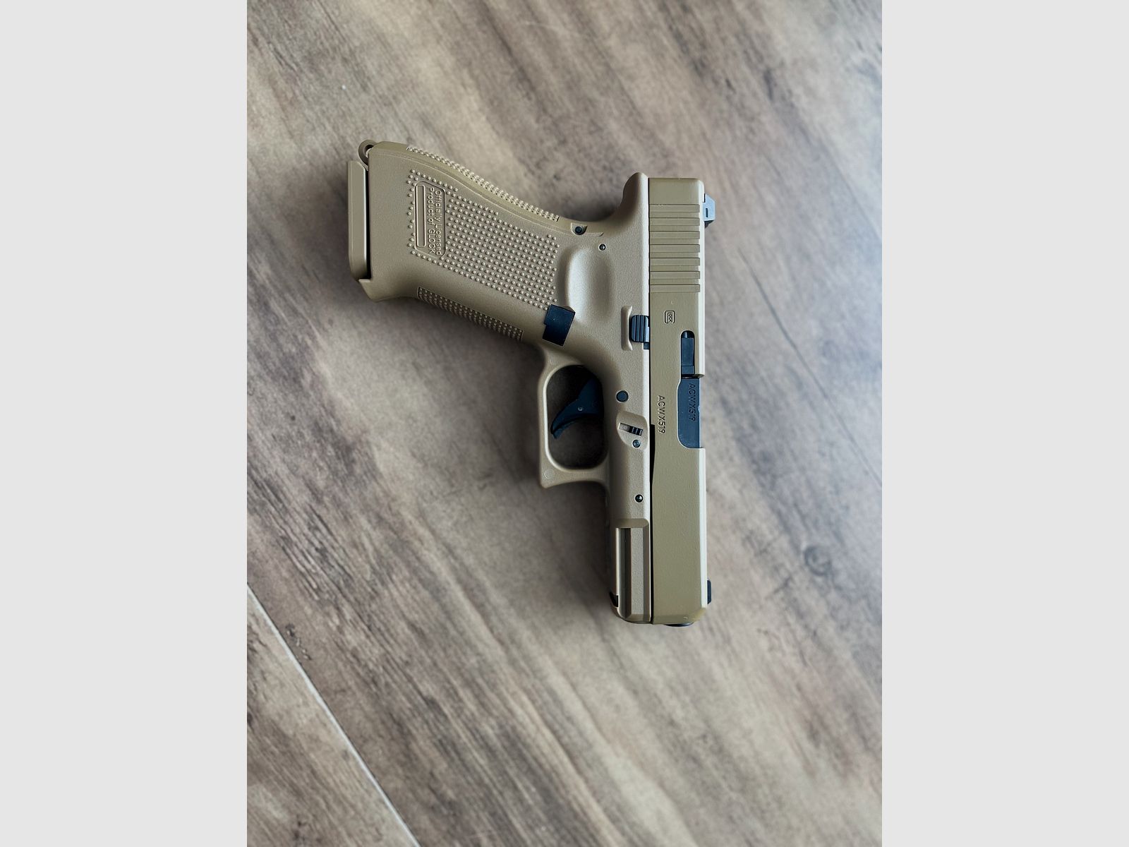 Glock 19X CO2 luchtpistool kal. 4,5mm BB blowback coyote tan