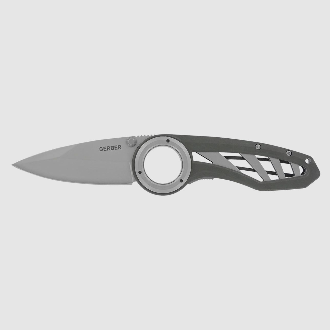 Couteau pliant Remix lame lisse aluminium gris GERBER