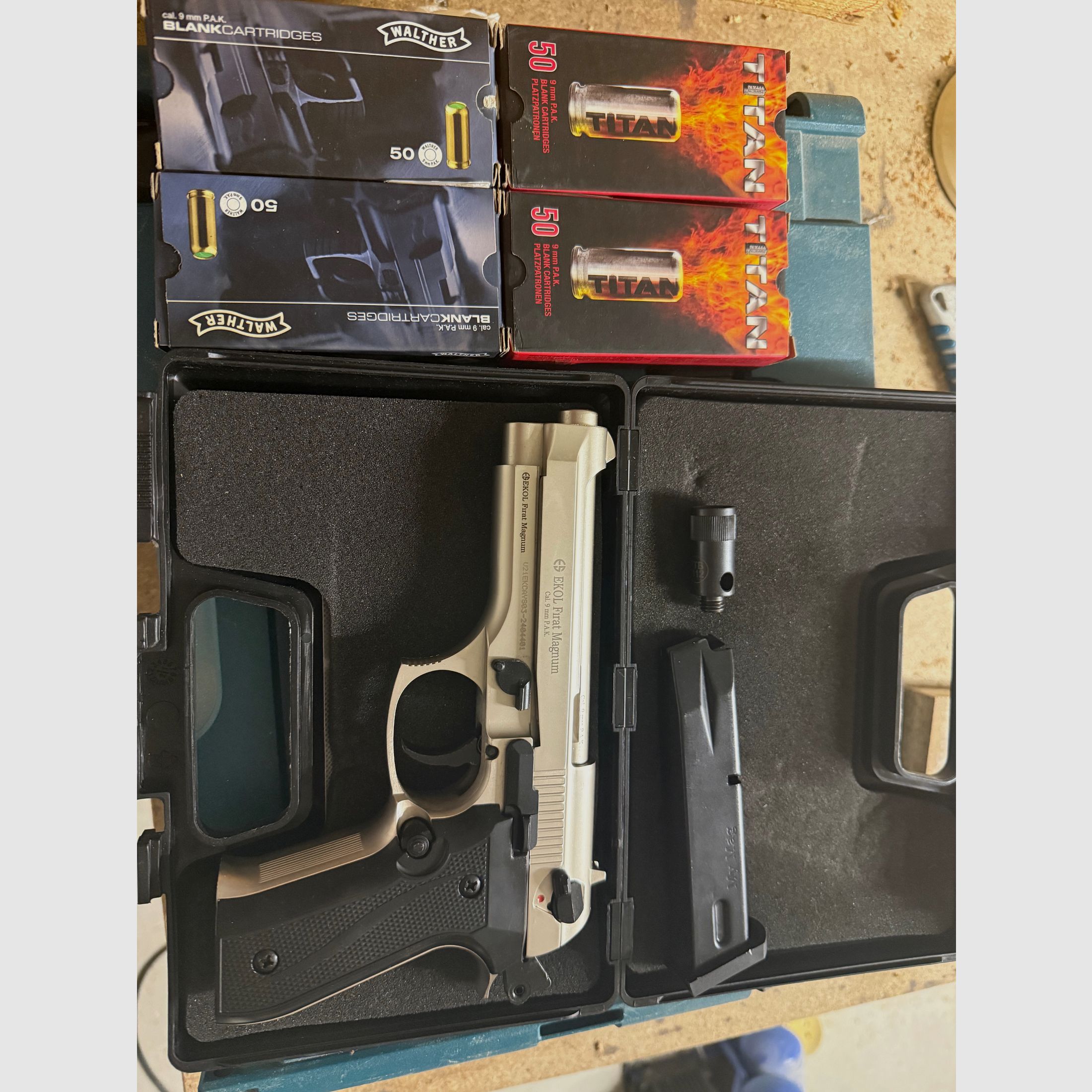 Firat Ekol 9mm PAK + 200 Schoten (Beretta-namaak)