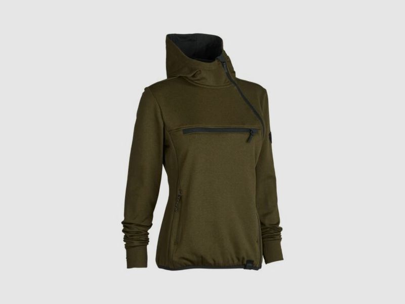 Northern Hunting Damen Fleecehoody Saga Gr?n 40