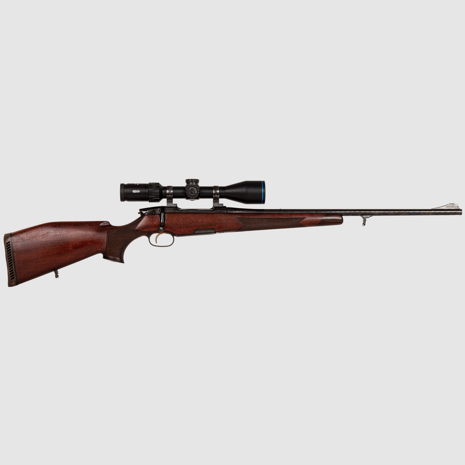 Steyr Mannlicher Luxus , ZF Meopta MeoHunter R5 3-15x50 SFP RD, Abs. 4C bel., .30-06Spring