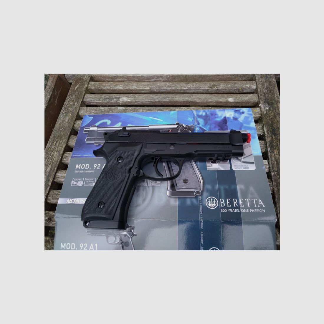 Beretta Mod. 92 A1 Softair 6mm BB AEG Neu