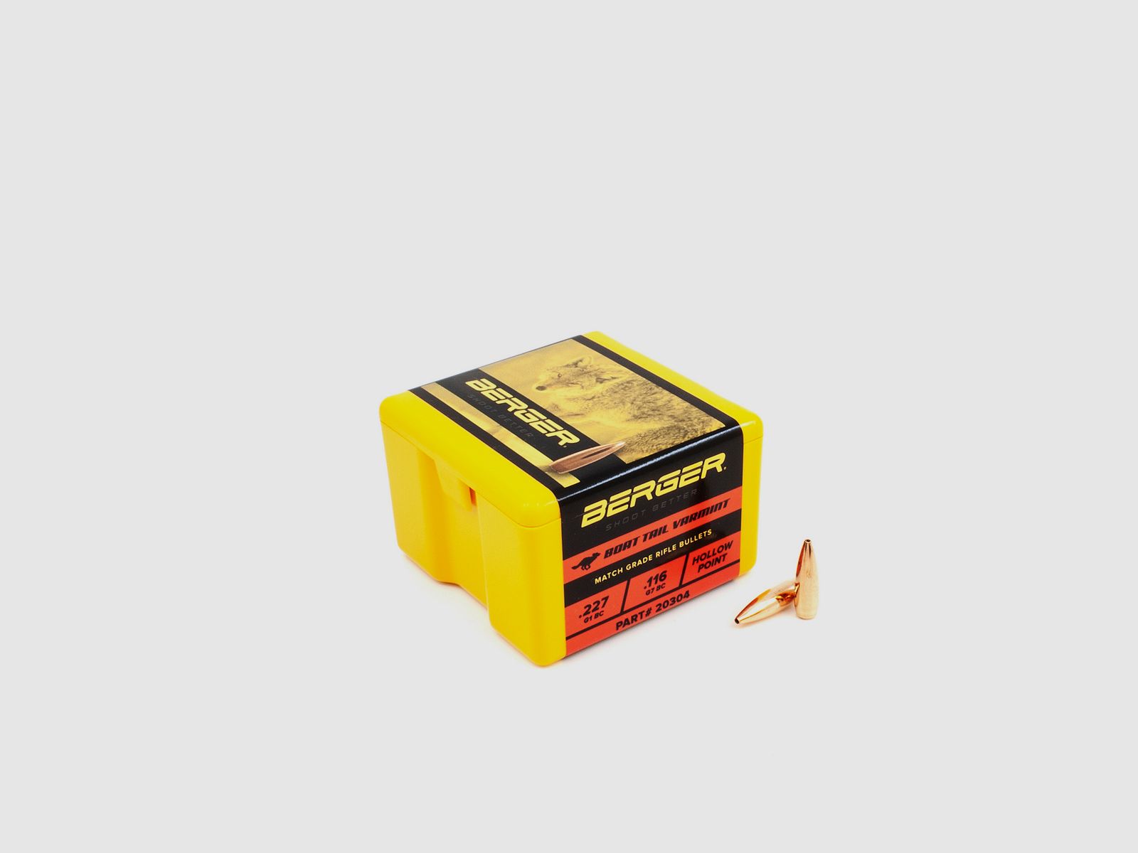 Proiettile Berger .20 BT Varmint 40GR 100 Pezzi