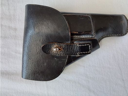 Pistol holster case authorities police 60-70s leather