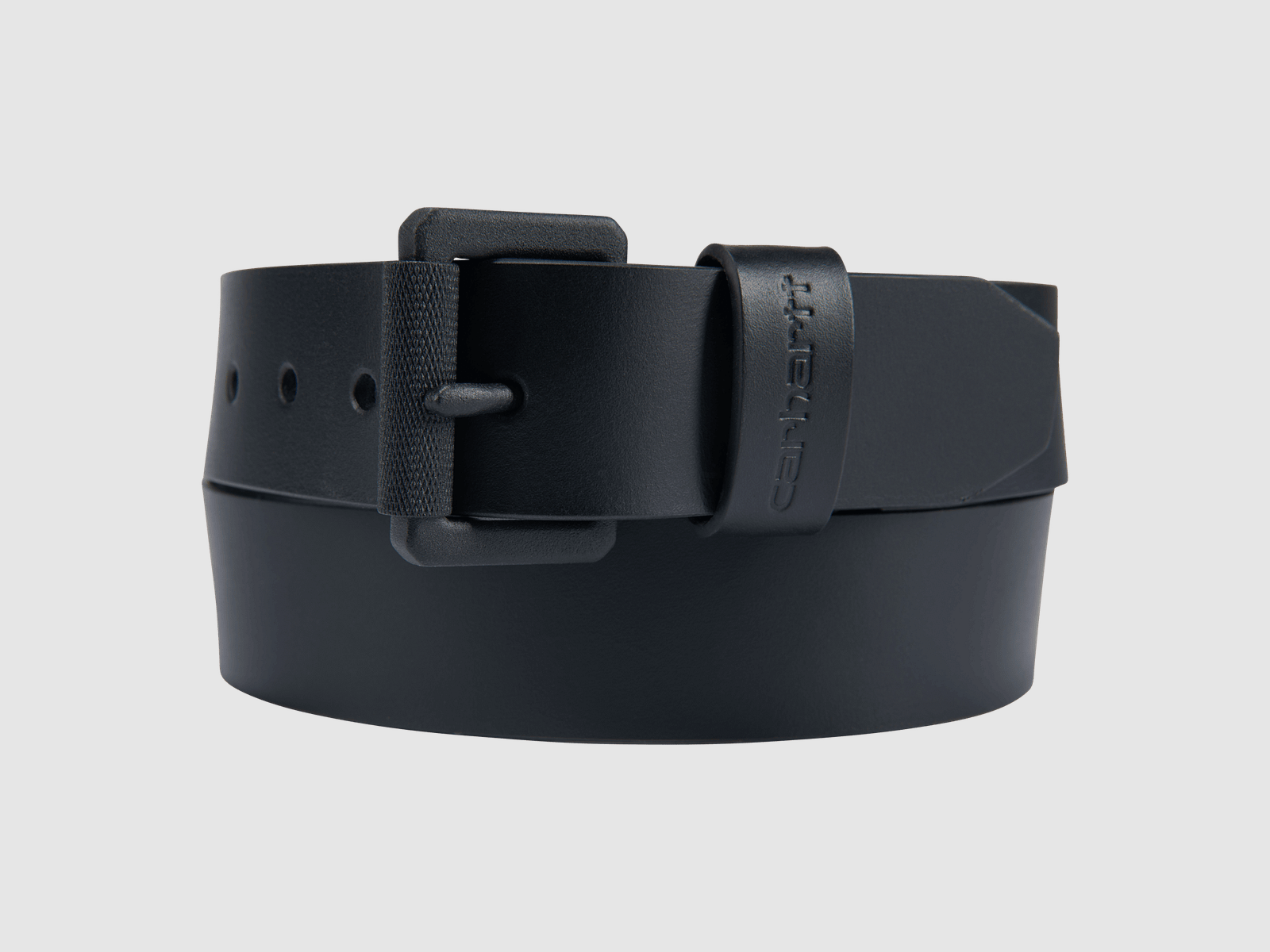 Carhartt Bridle Leather Roller Buckle Belt Men Black/Black 36W