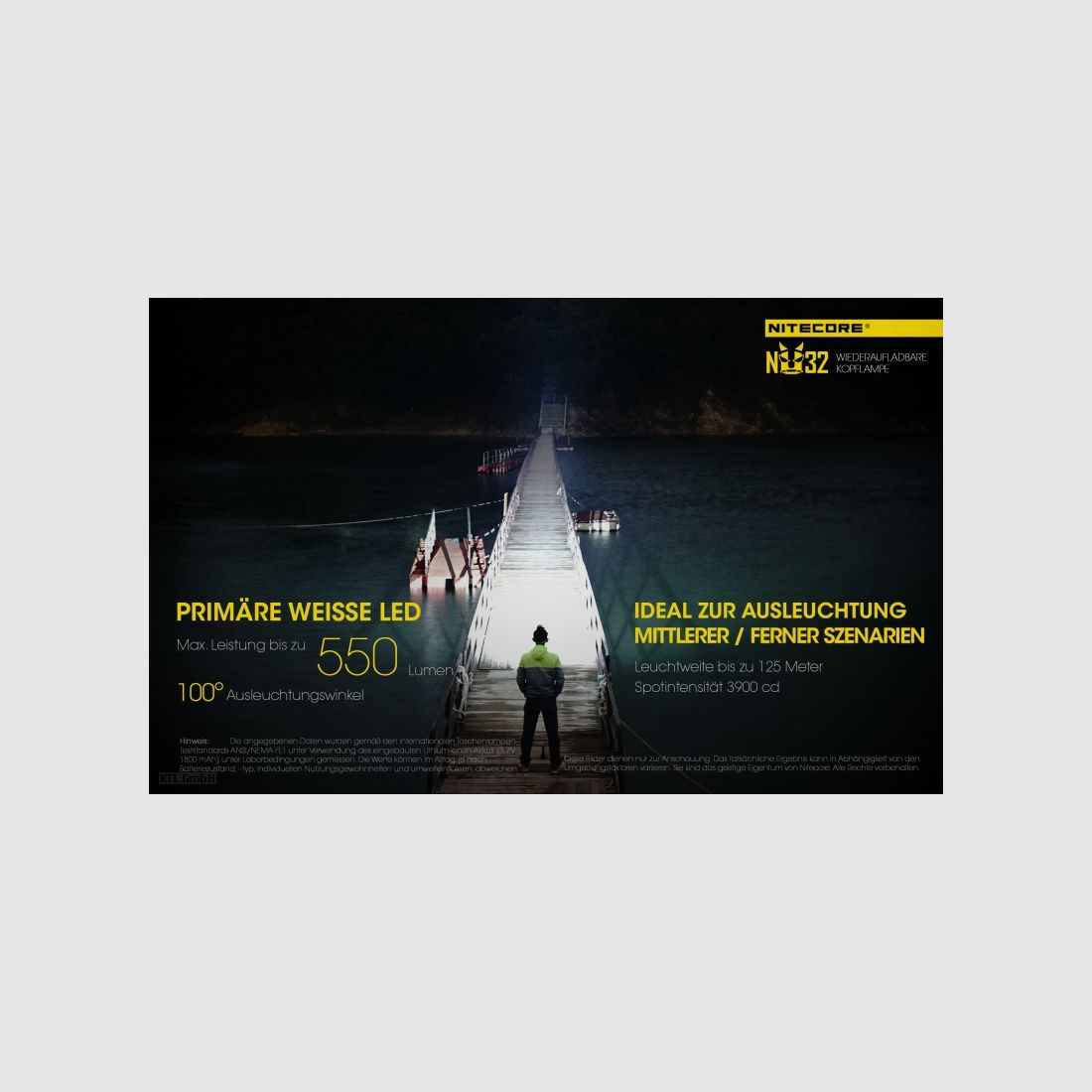 Nitecore NU32 Taschenlampe NU32 schwarz