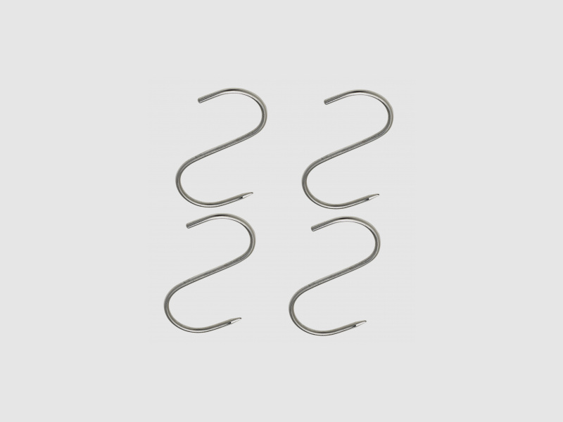 4 x ganci in acciaio inossidabile (set) |