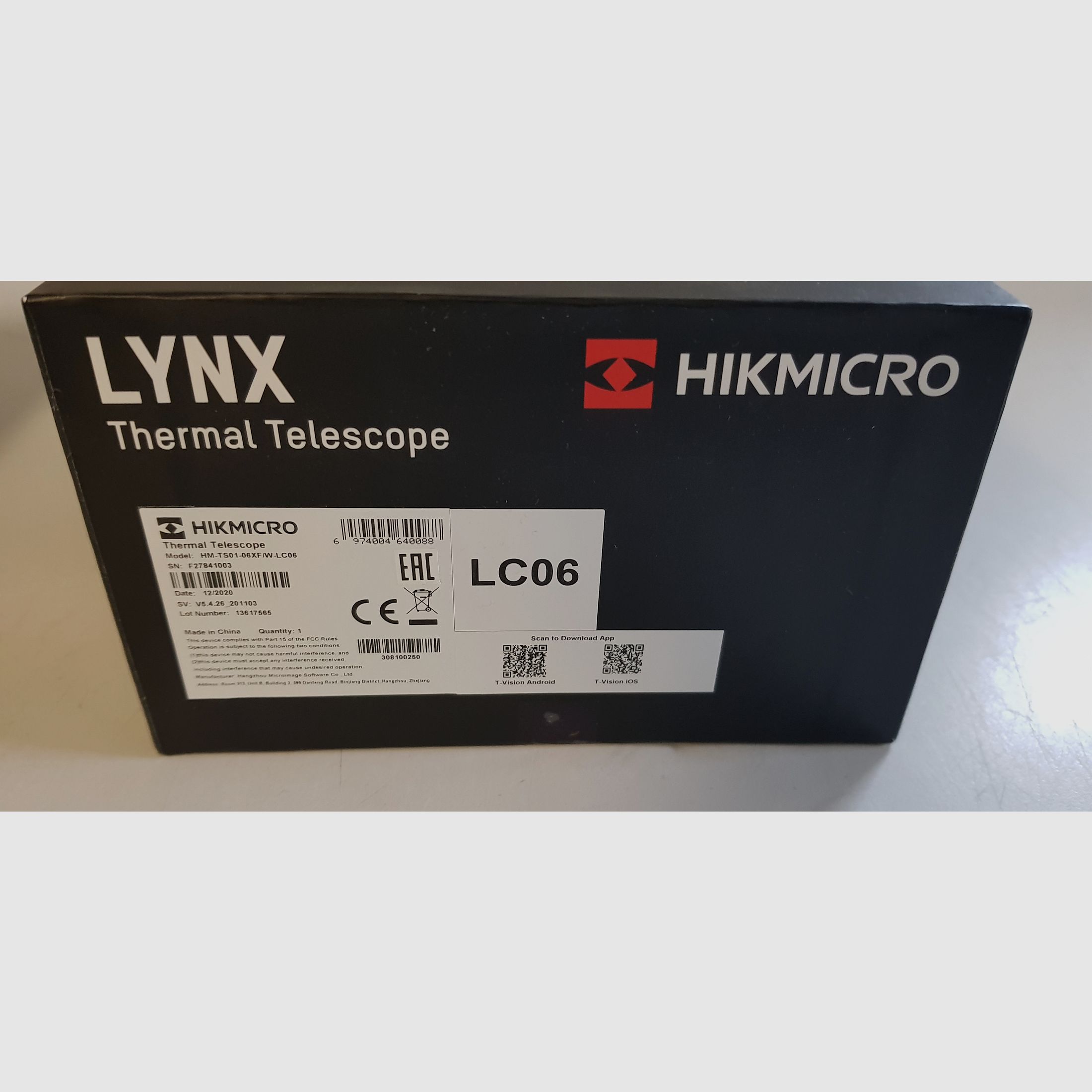 Dispositivo di imaging termico e dispositivo di visione notturna da vendere solo insieme