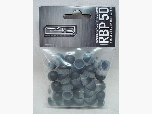 T4E .50 balas de goma - 0,76g/50ud