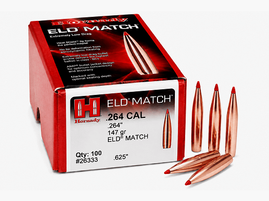 Hornady Geschoss .264 Cal. – ELD-Match 147grs. – 100 Stk.