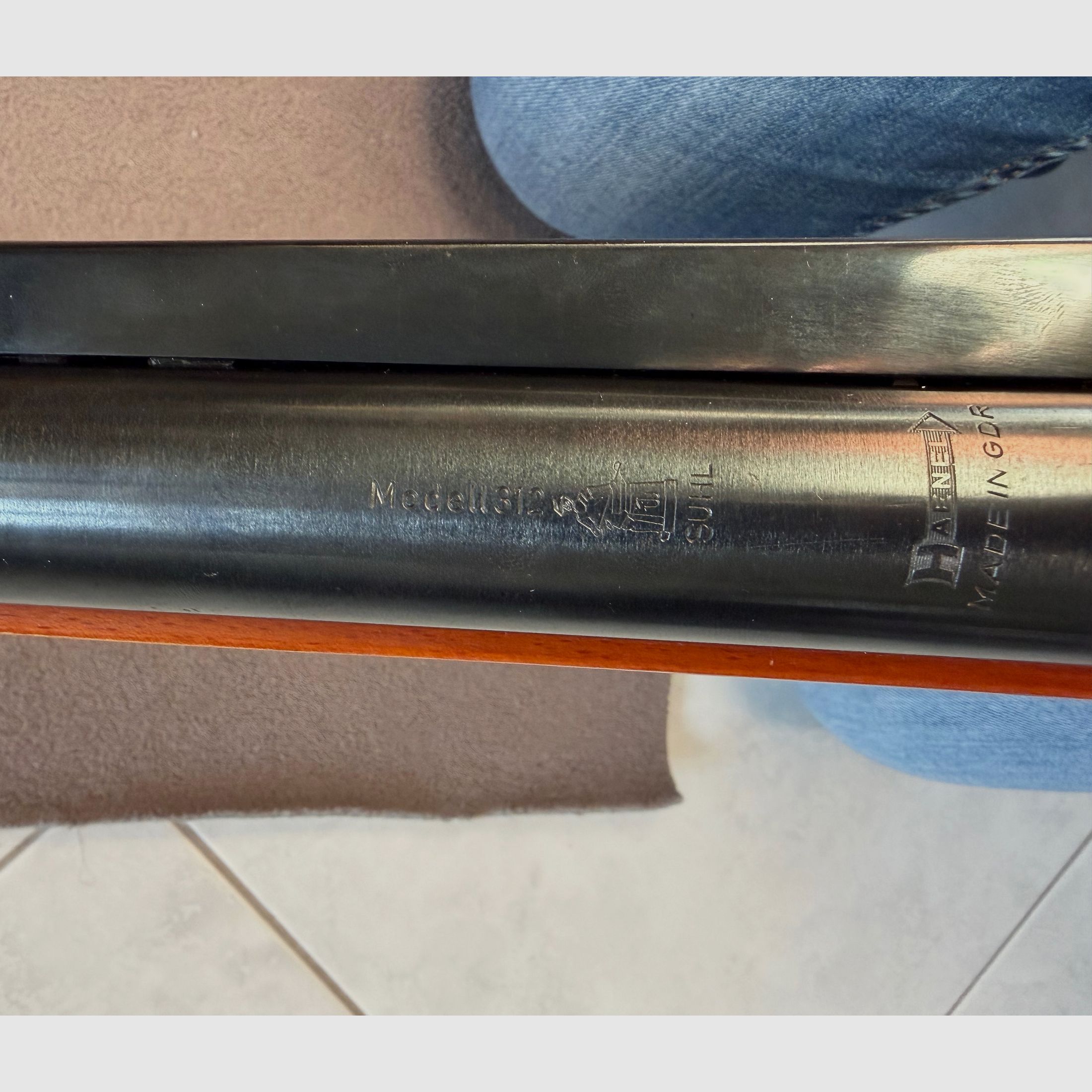 Bellissimo fucile ad aria compressa Haenel 312 a leva laterale