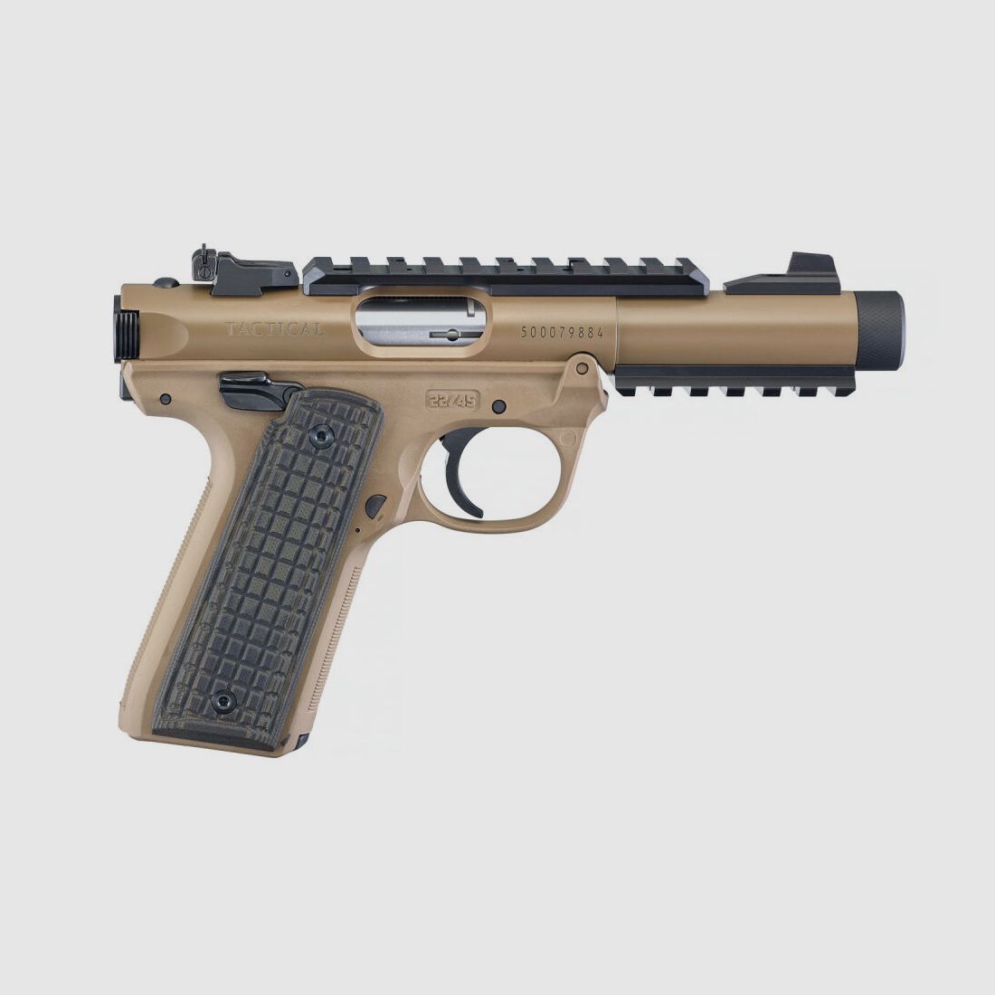 Ruger MARK IV 22/45 TACTICAL Cerakote Brown