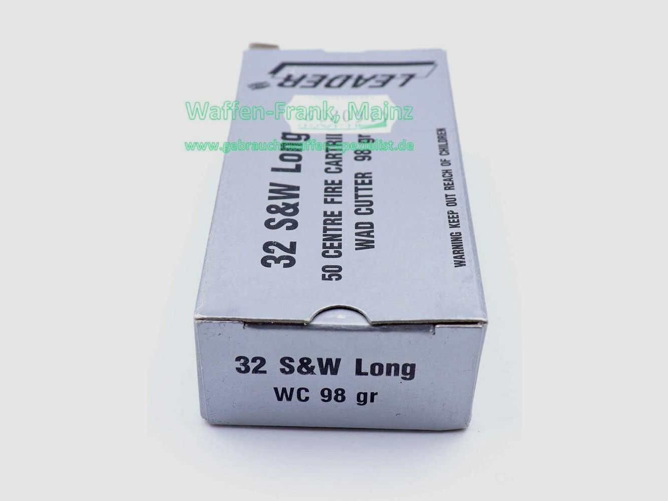Leader, Made in Europe Revolver/Pisolenmunition .32S&Wlong/WC 58grs.