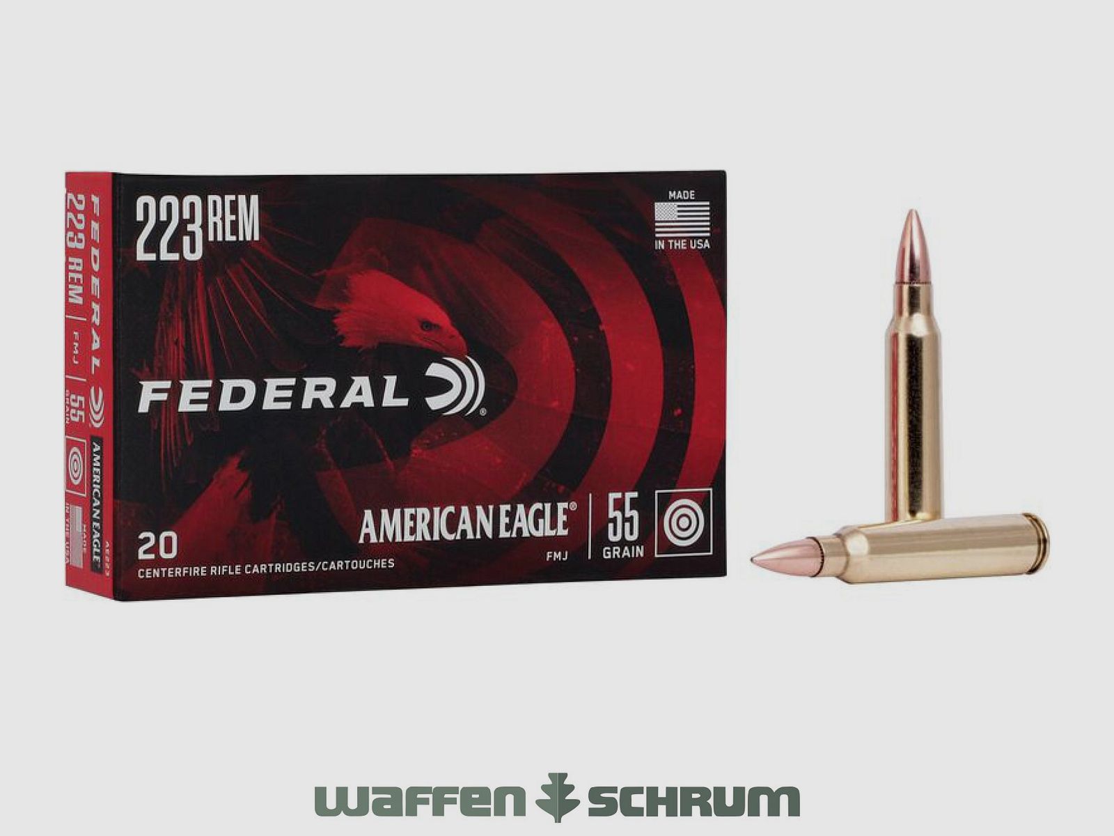 Federal American Eagle 3,6g - 55gr. .223Rem