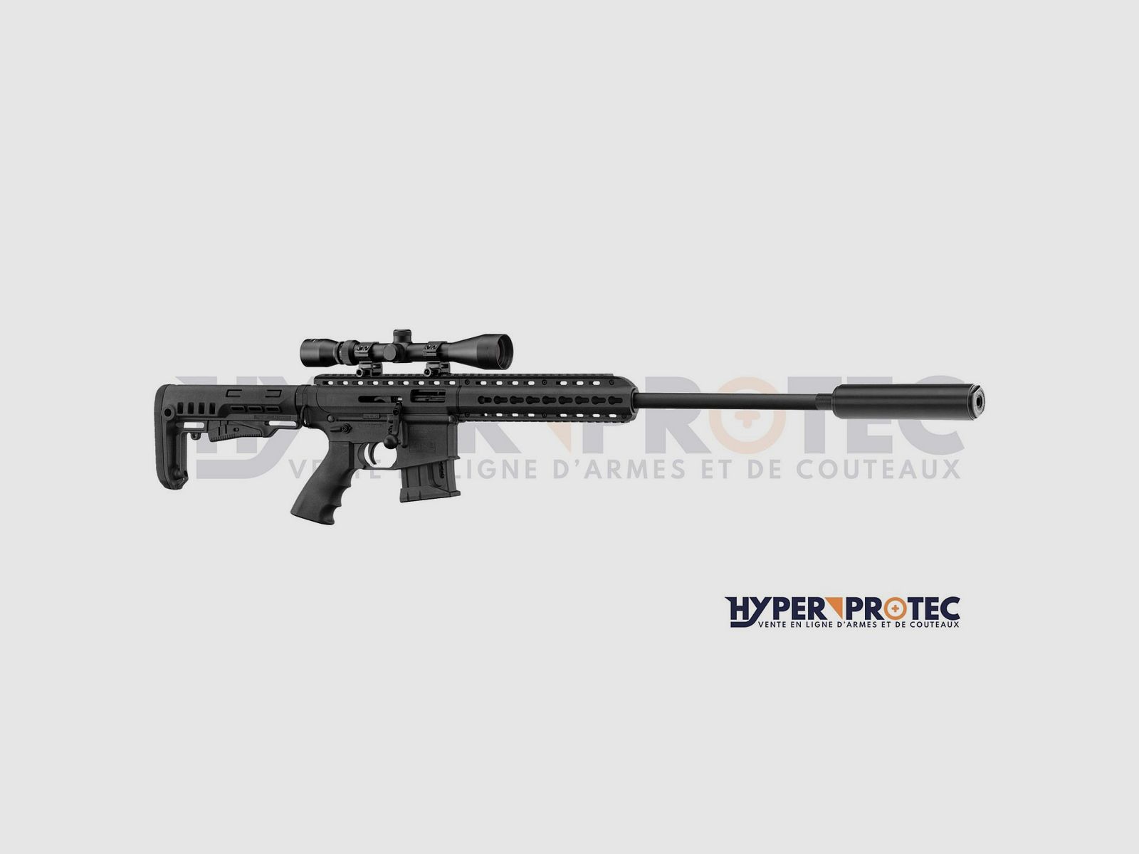 Pack Carabine 22lr Deep Pallas BA15 + Lunette + Silencieux + Munition