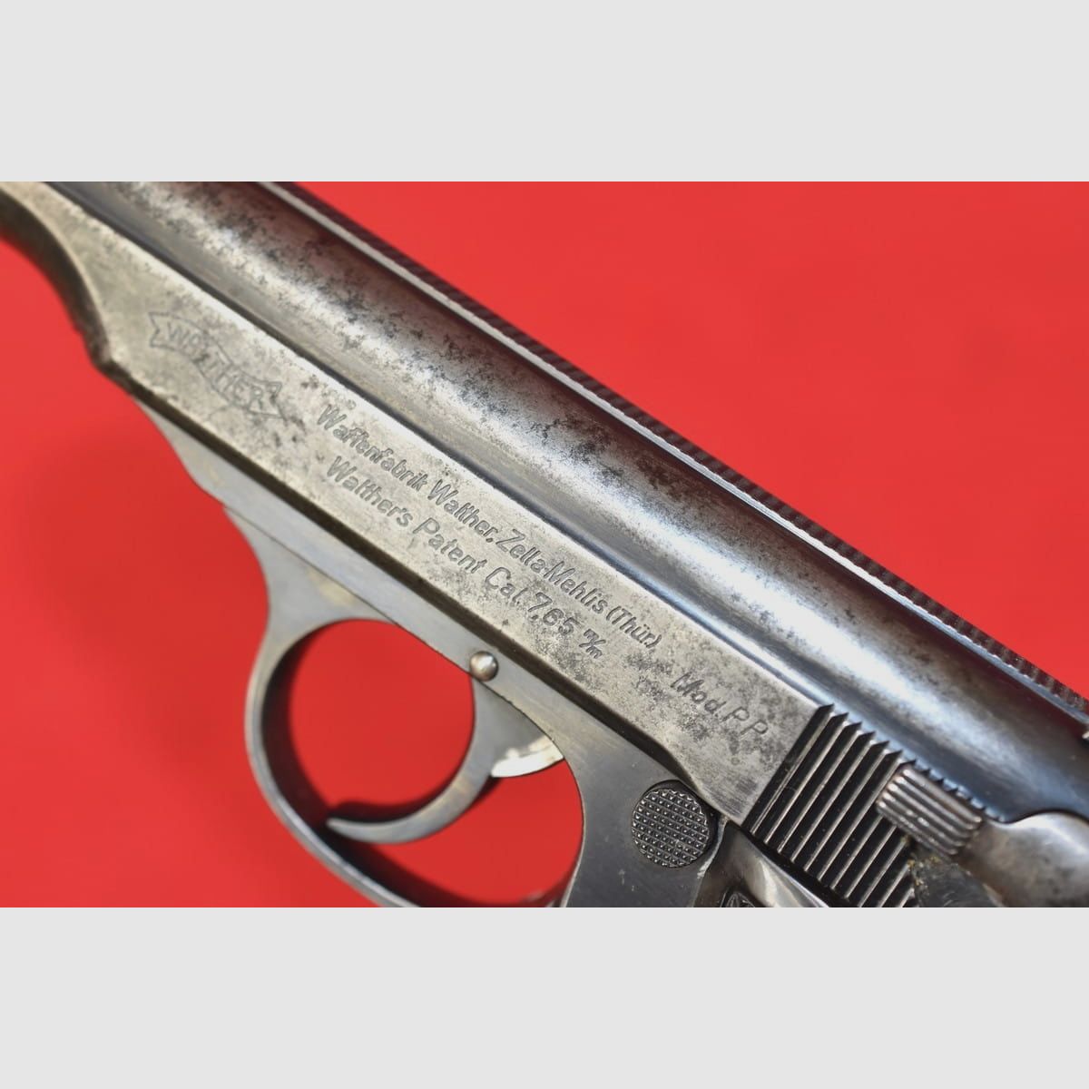 #6440 PISTOLET WALTHER PP, ZELLA MEHLIS, R.F.V. Kal. 7,65, zdjęcie 15 z 19