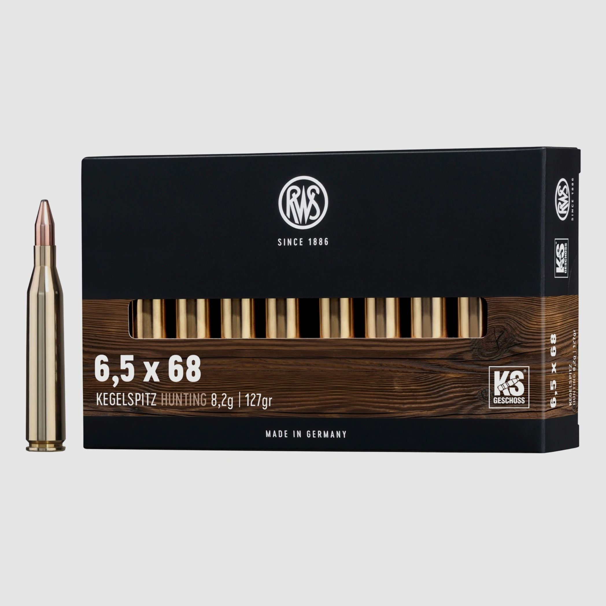 RWS 2117215 6,5x68 pointe conique 8,2g/127grs., image 1 sur 4