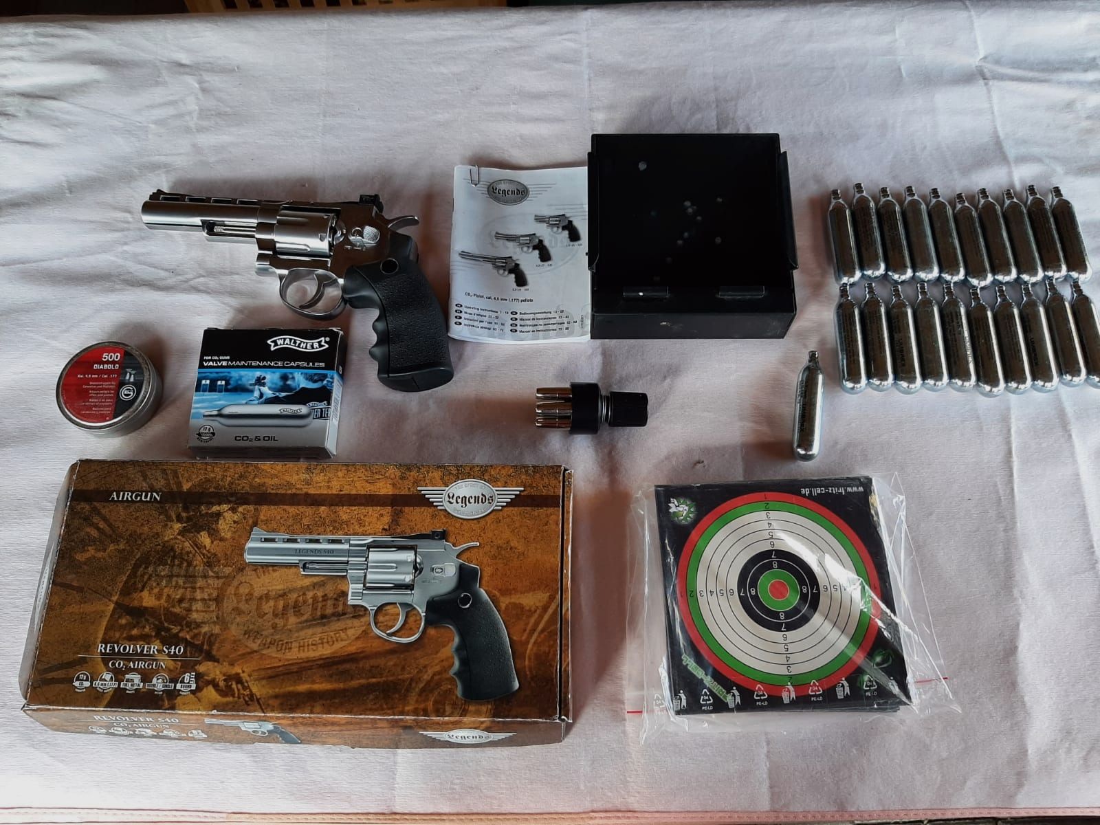  Legends S40 Pistolet pneumatyczny z akcesoriami 