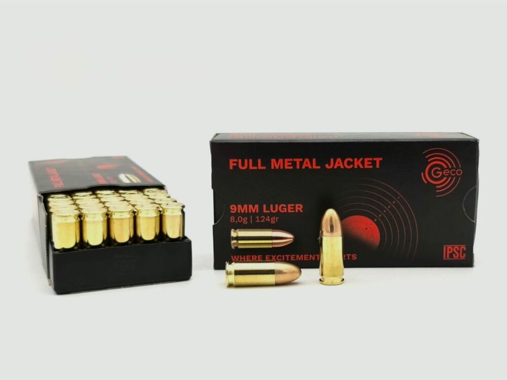Geco Geco EU 8,0g/124 grs. FMJ 1000 stuks.