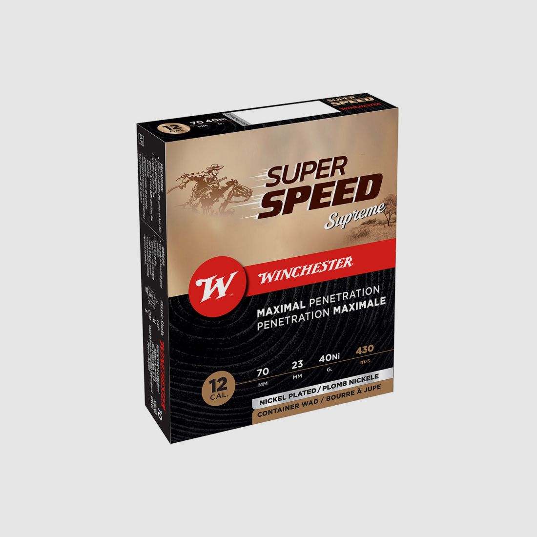 WINCHESTER SUPER SPEED SUPREME GEN3 40GR NICKEL