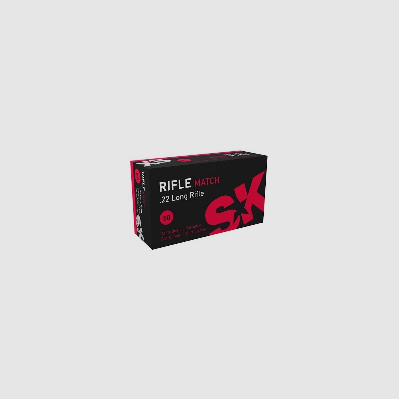 Munitions 22 LR SK Rifle Match boîte de 50 pièces