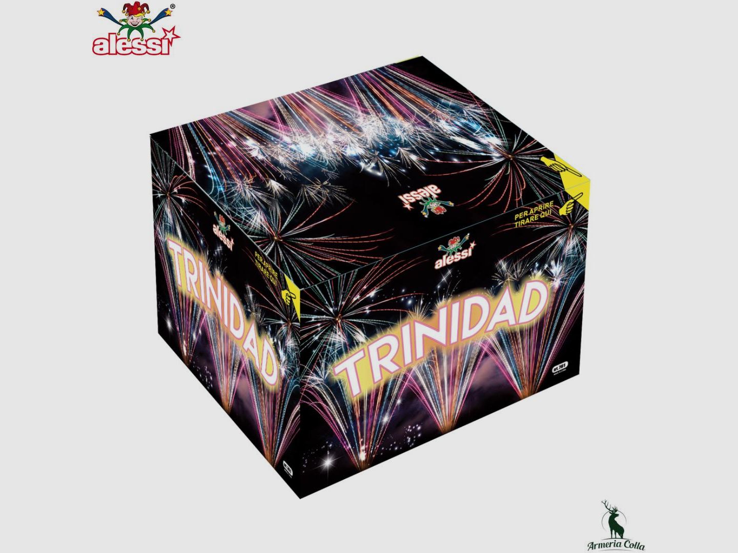 Alessi Fireworks Batterie 100 Schüsse Trinidad Art. 761