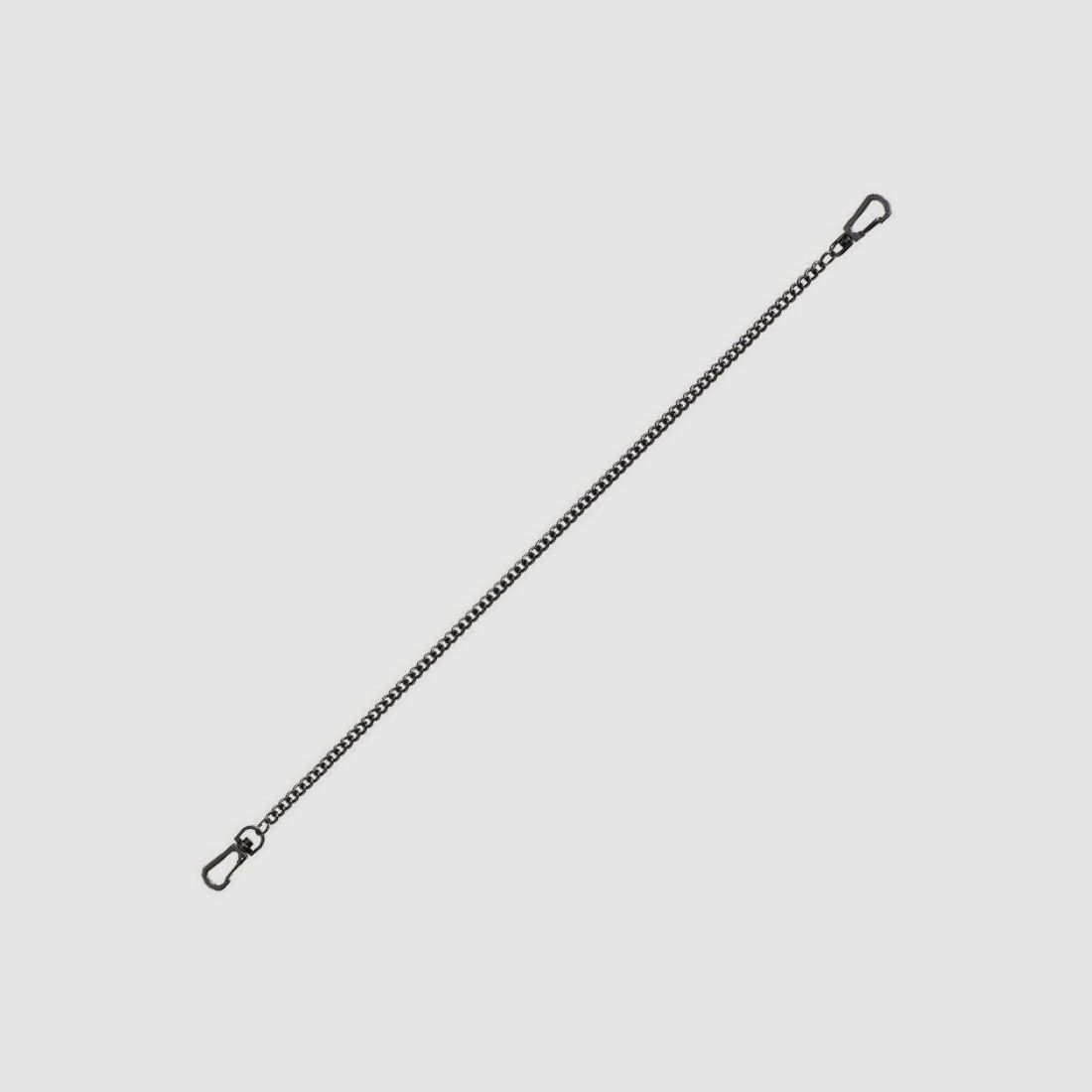 Taschenmesserkette schwarz 1 Stk 45cm mit 2x Karabiner