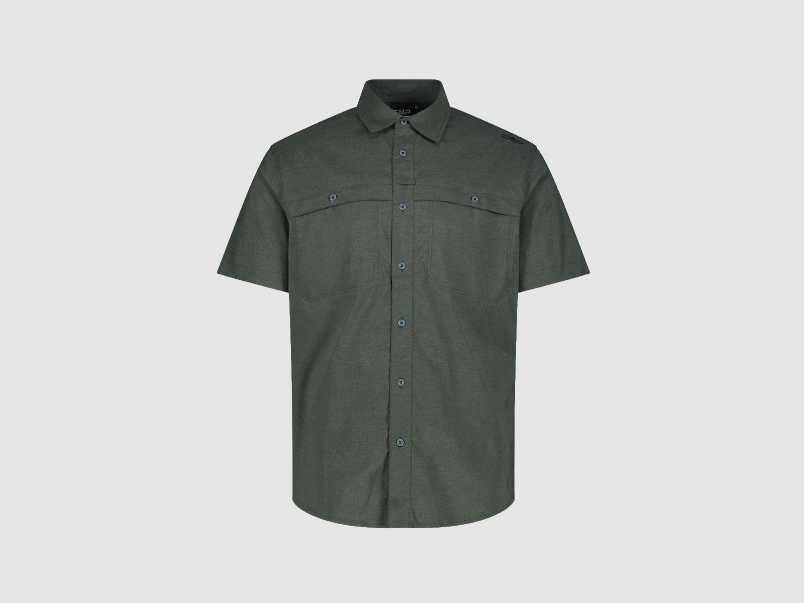 CMP Heren Korte Mouwen Shirt van Stretchmateriaal