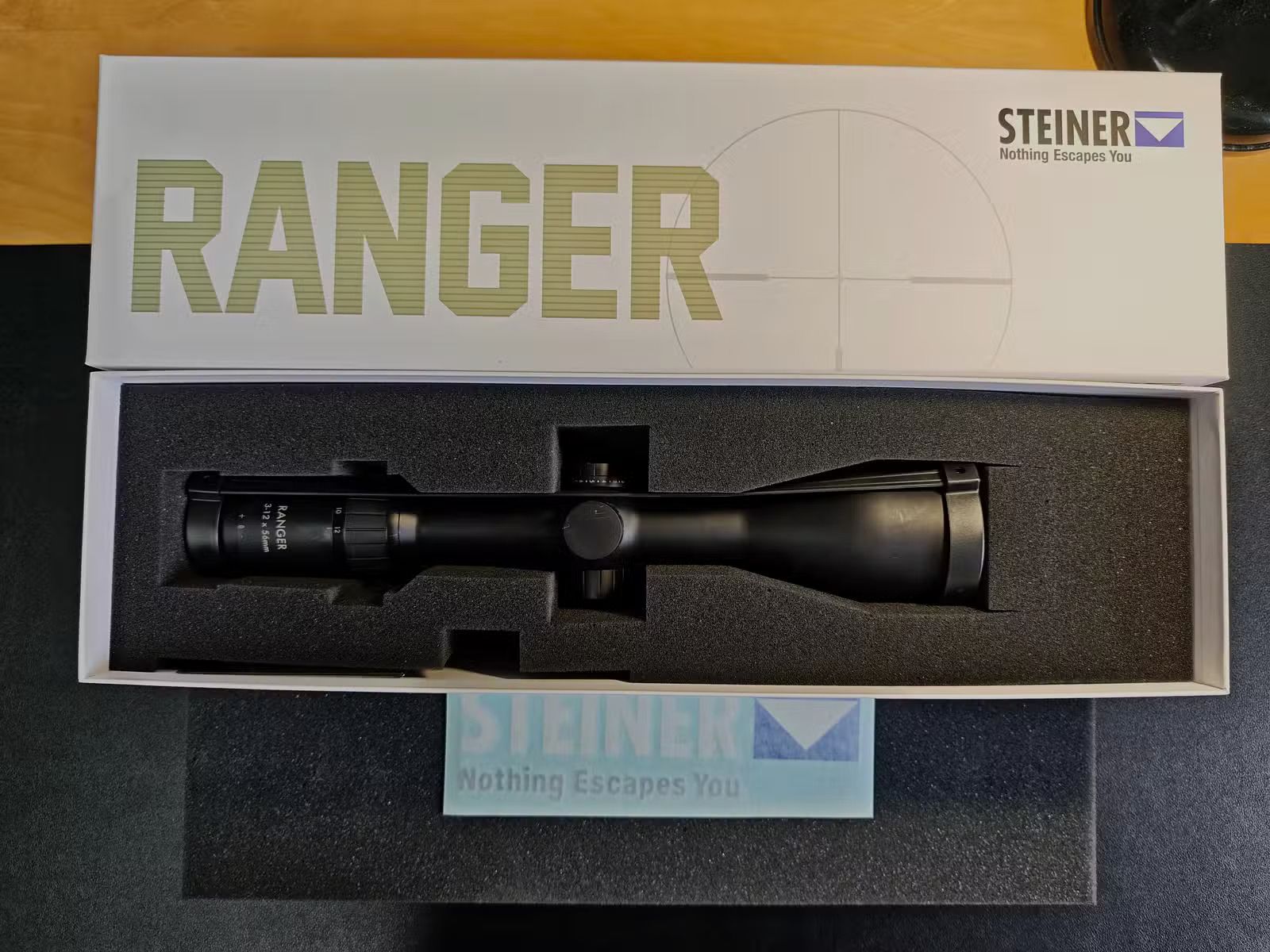 STEINER Ranger 3-12x56 incl. montaje Weaver/Picatinny