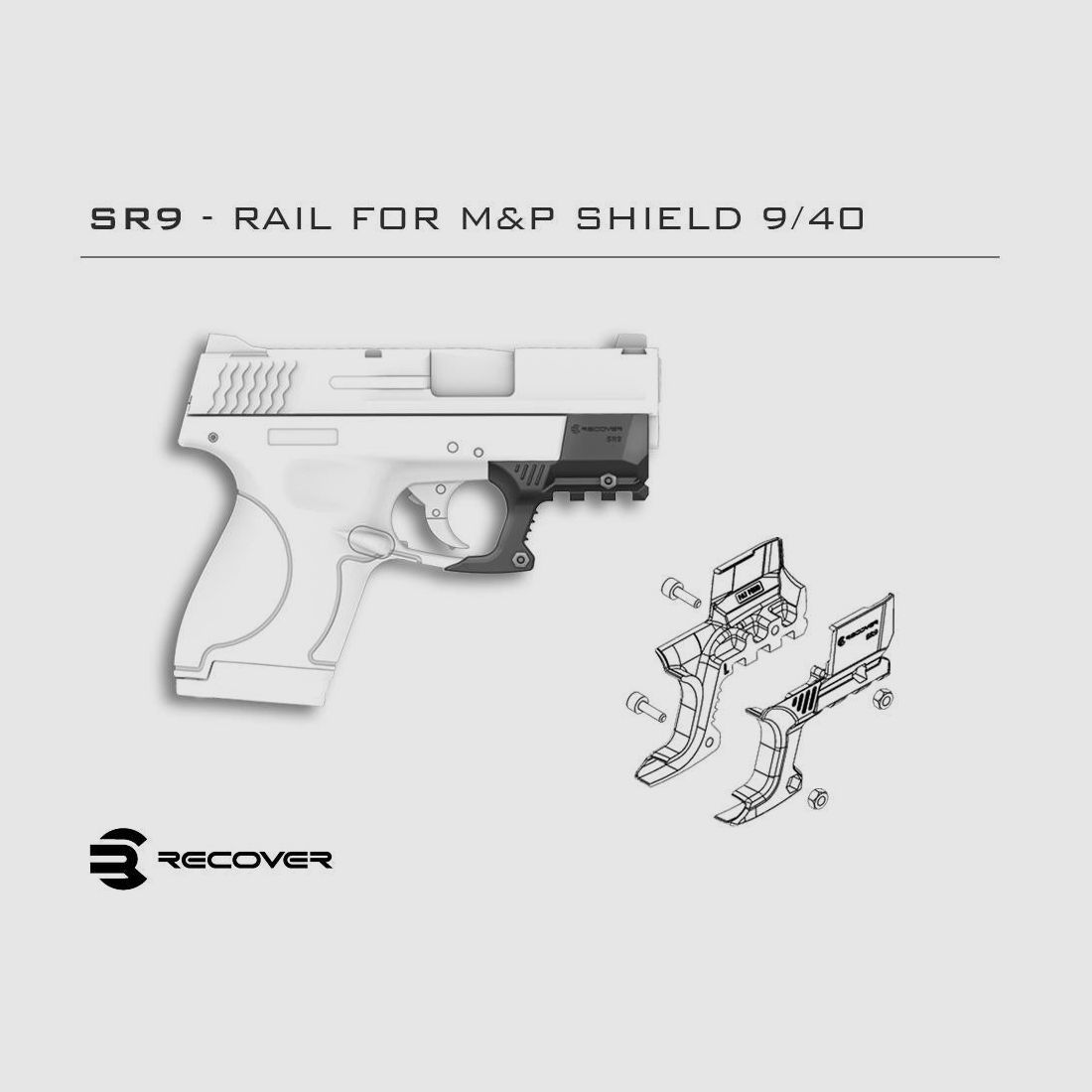 Recover Tactical MantisX Rail Adapter
