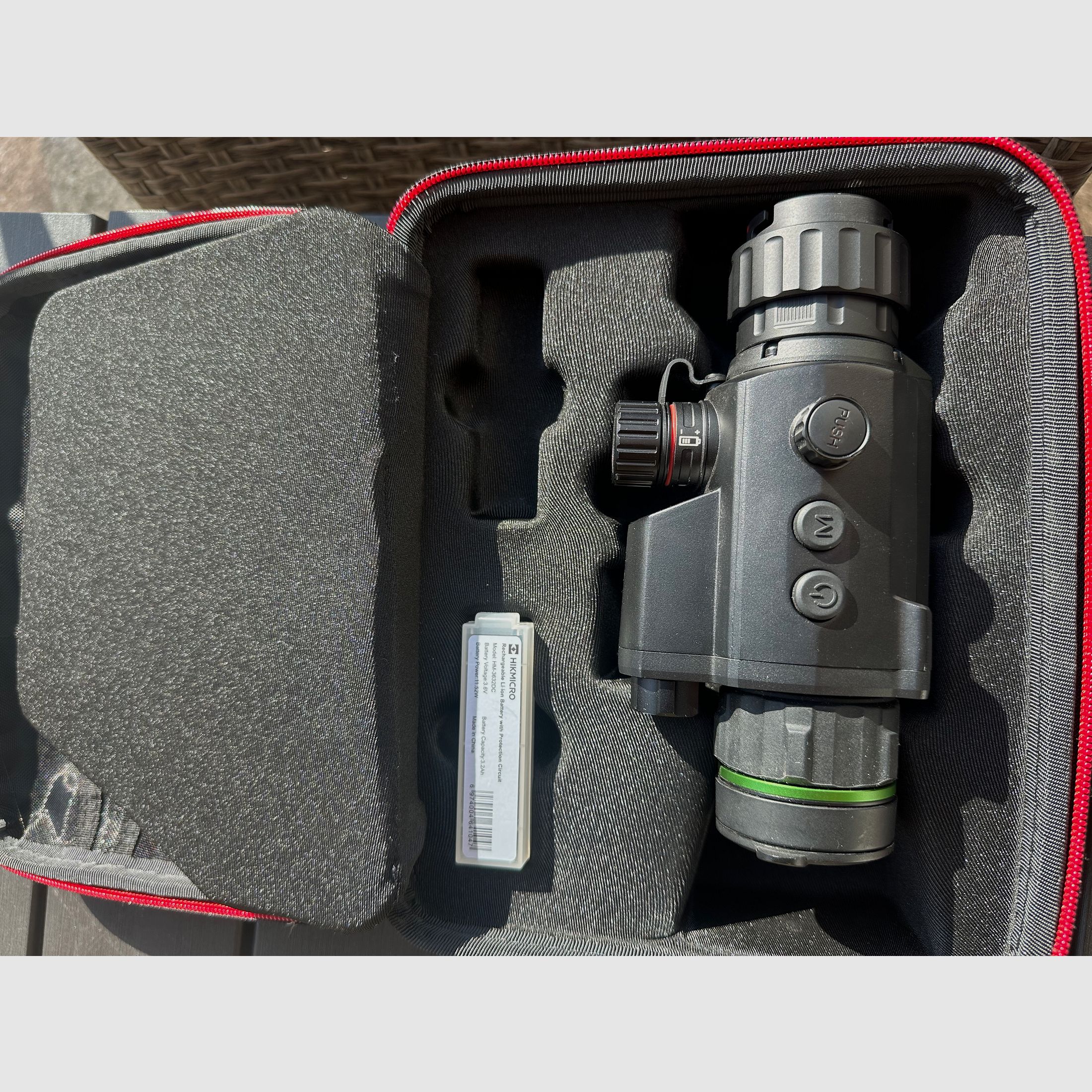 HIKMICRO Cheetah 32-F night vision attachment device with Rusan clamp adapter
