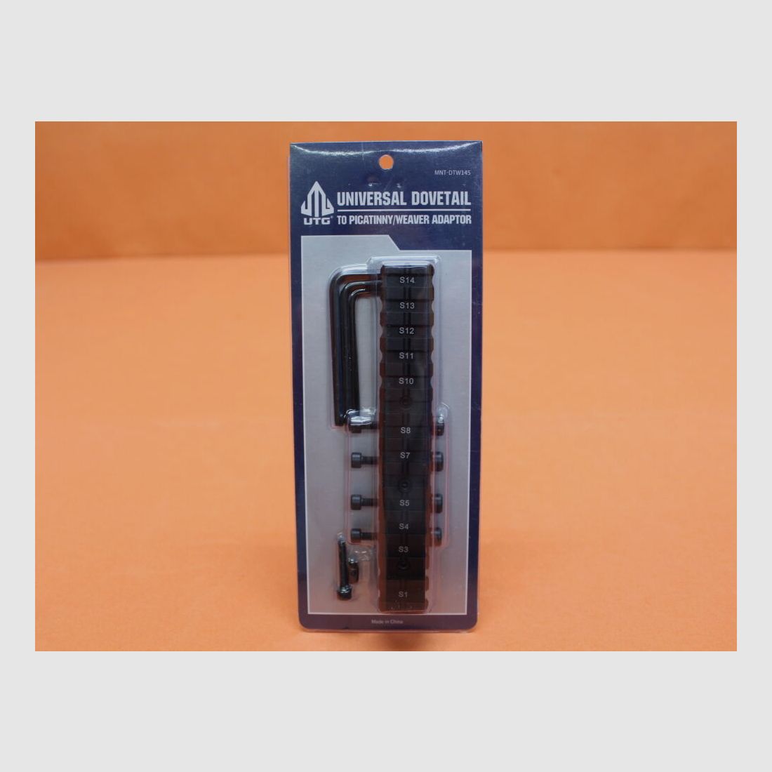 UTG - Leapers Adaptador de riel Dovetail a Picatinny UTG (MNT-DTW145) Riel Picatinny para rieles prismáticos de 9 -11 mm, imagen 4 de 5