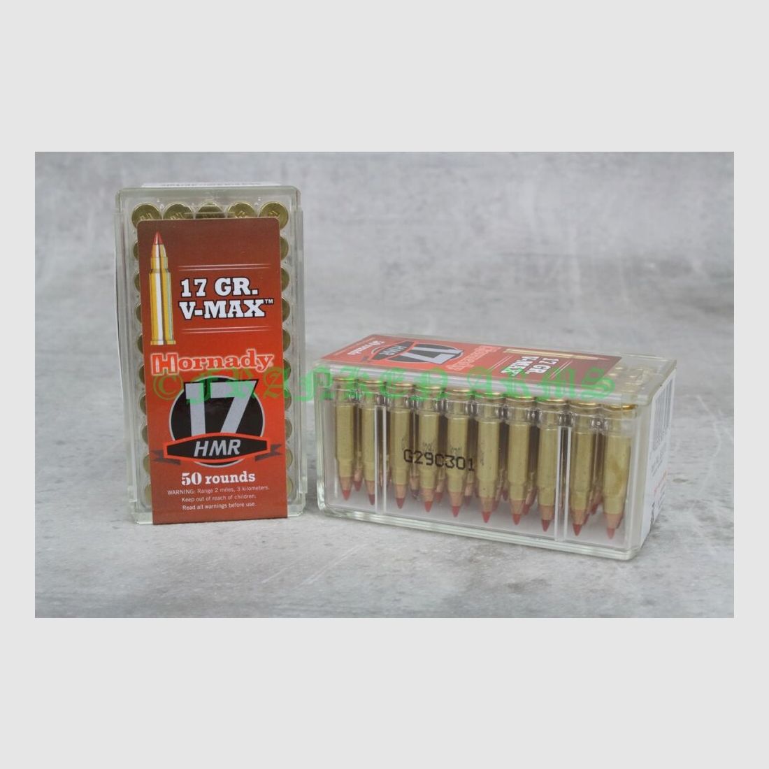 Hornady .17HMR V-Max 17gr. 1.1g 50 pieces tiered pricing