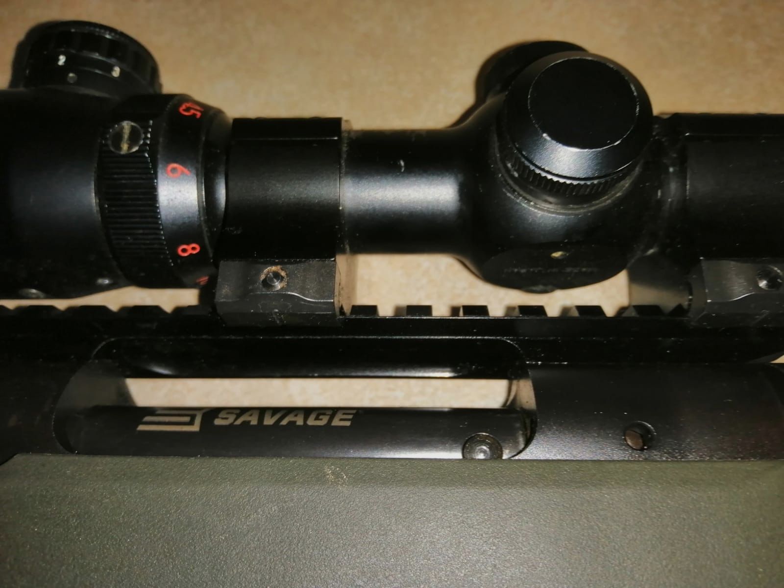 Repeater savage cal.308 with scope and Pard