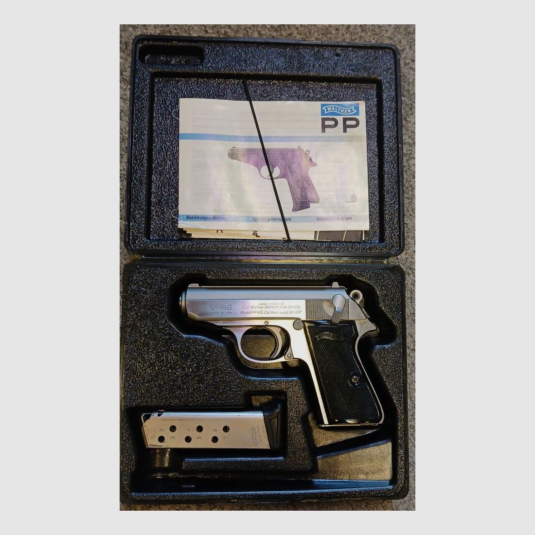 Walther (Interarms, Alexandria Virginia) PPK/S