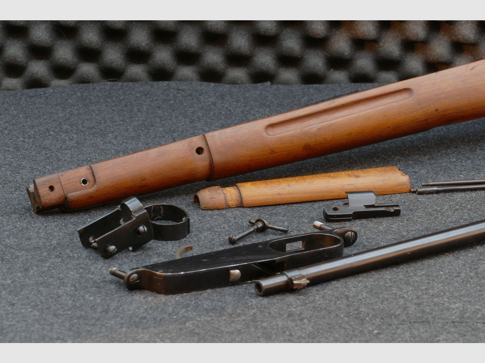 Carcano Mod. 1938 „Fucile Corto“, 7,35Carcano — 1939 — Calcio e sistema con lo stesso numero (fucile corto), ordinanza, collezionista