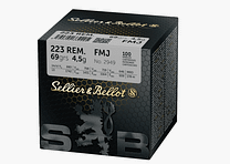 Sellier & Bellot .223 Rem Vollmantel 4,5 g/69 gr -100 St.