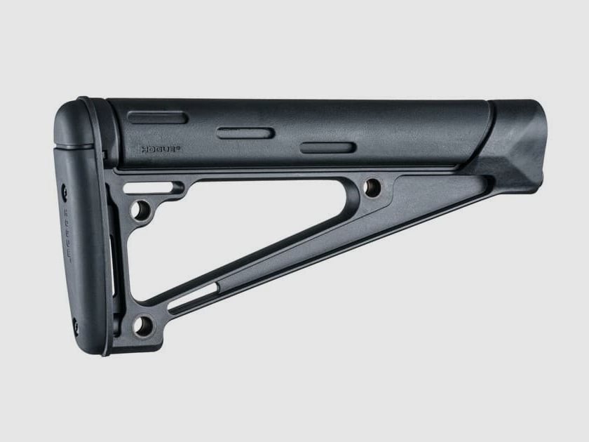 HOGUE calcio per AR15 e simili, calcio fisso Overmolded nero, immagine 2 di 2