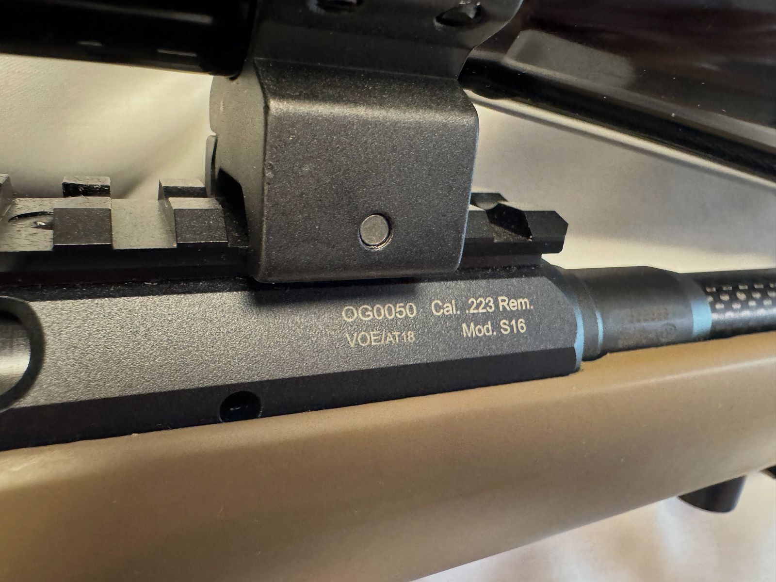 Voere S16 .223 Rem. – Repetierbüchse Kat. C + Bushnell-Optik – Erbwaffe Vorarlberg, Bild 2 von 5